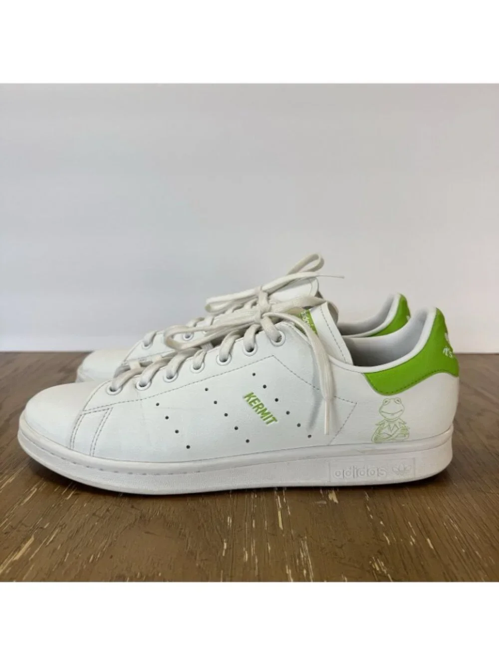 Adidas Stan Smith Disney Kermit The Frog Men's Sneakers Size 11.5 Shoes Muppets